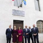 Le Musée Bernadotte - François Bayrou accueillant le Roi et la reine de Suède