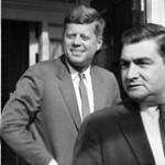 Pierre Salinger et JF Kennedy