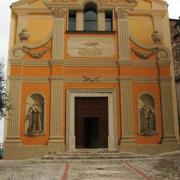 Gorbio - Nouvelle façade de l'Eglise