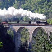 Le train des Pignes à vapeur